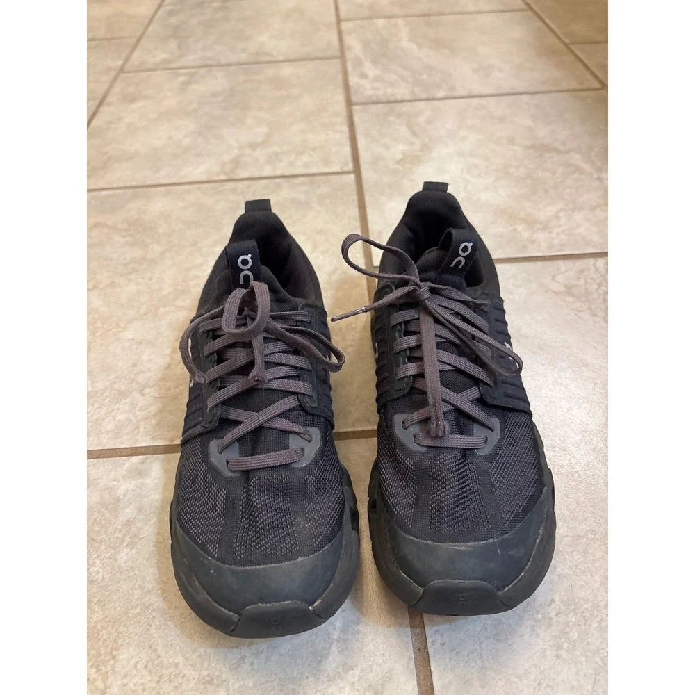 On Cloudpulse Kids Training Shoes Black Helion CloudTec Sneakers 6.5Y